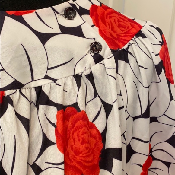 Vintage 3/4 sleeve blouse - Picture 4 of 7